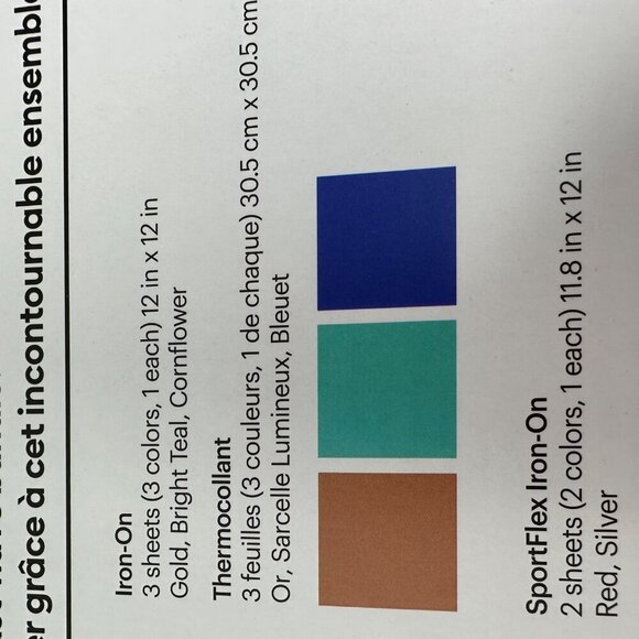 Cricut Materials Value Pack With Premium Vinyl Iron-On Transfer Tape & Weeder 12 - Picture 8 of 12